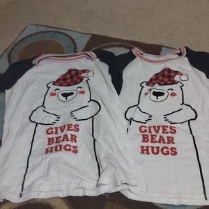 Pajama pants and matching shirts
